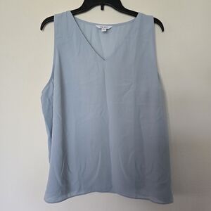 Women's Light Blue Sleeveless Top